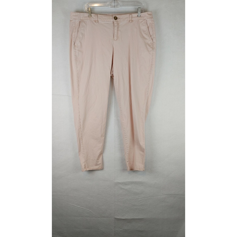 LANE BRYANT PINK SKINNY PANTS SIZE 16